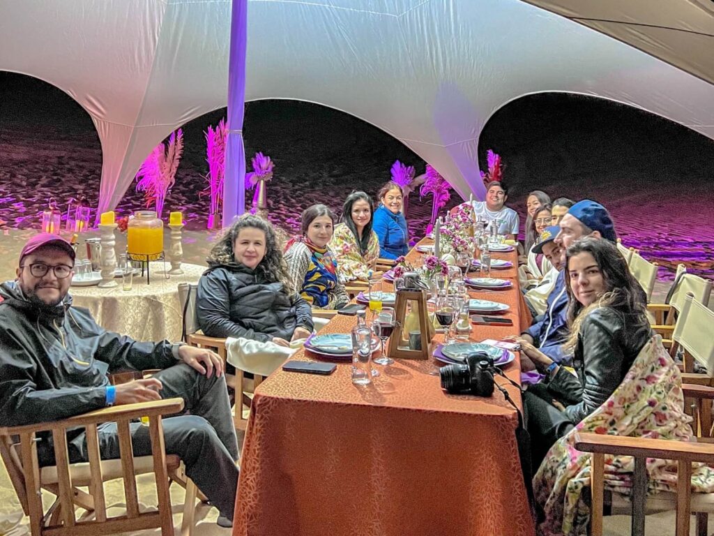 Private Desert Dinner